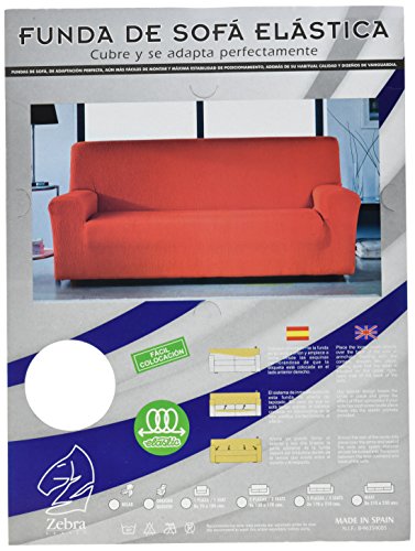 Zebra Textil 42979 schlafsofa elastisch husse CLIC CLAC 3 sitzer, grau - 2