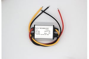 DTMENG 1pcs Spannungswandler 12V auf 5V 3A Auto-Strom Konverter DC-DC- Buck Converter Modul Abwärtsmodul LED Display Netzteil Transformator Wandler Buck Konverter Step down Converter (12V bis 5V 3A)