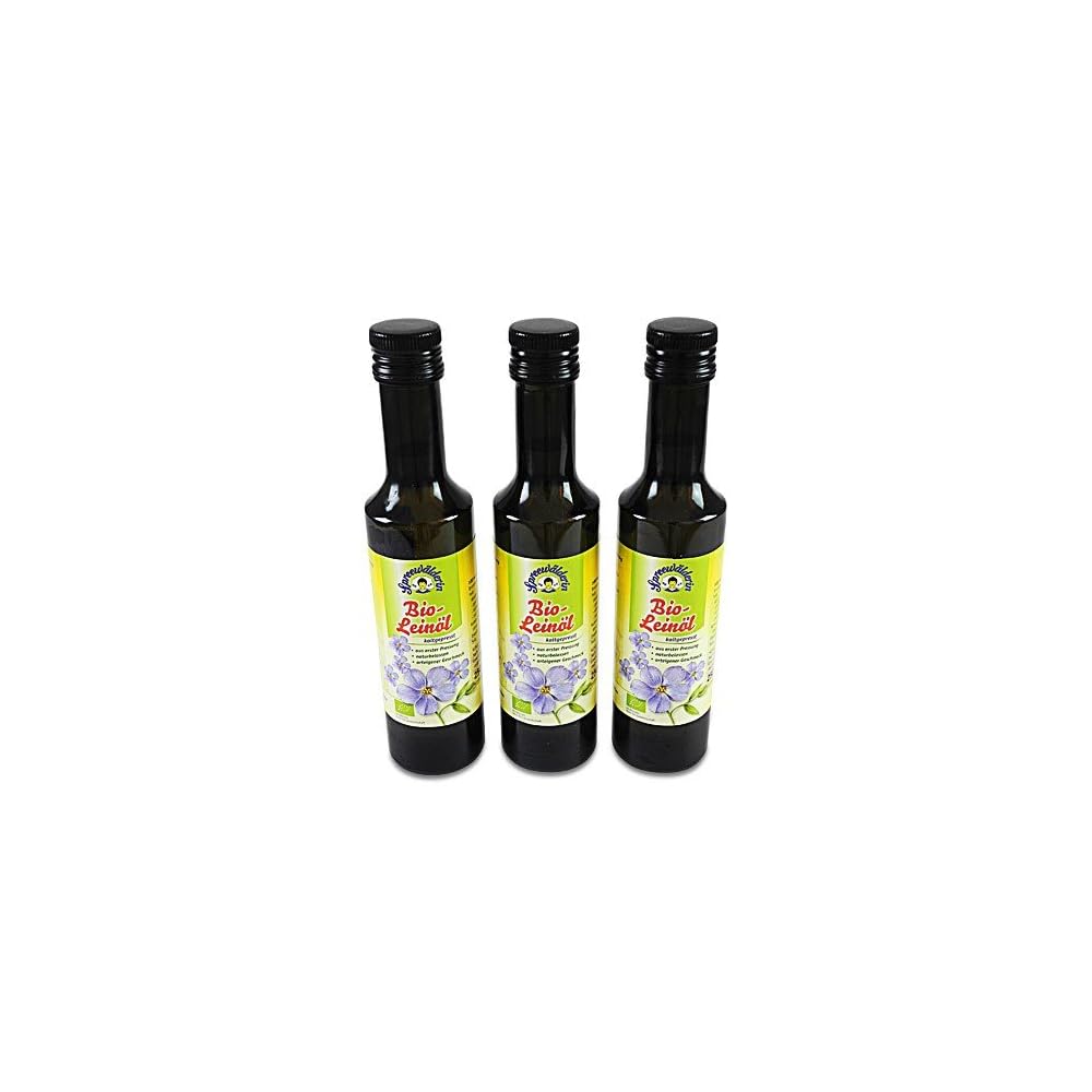 Bio Leinl Kaltgepresst Spreewlderin 3er Pack 3 Flaschen 250 Ml