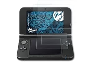 Bruni Schutzfolie kompatibel mit Nintendo 3DS XL 2012 Folie, glasklare Displayschutzfolie (2er Set)