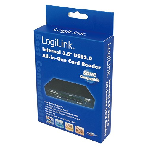 LogiLink Multi-Kartenleser 8,9 cm (3,5 Zoll) USB 2.0 intern mit USB Front Plastikgehäuse - 2