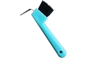 BAOMUMAYE Horse Hoof Pick Brush Ergonomic Hoof Cleaner Portable Hoofpick for Home Beauty Salon Barber (Random Color)