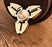 Produktbild Fidget Spinner Kupfer, CrazyFire Spinner Finger Anti Stress Spielzeug 5 Mins High Speed Hand Spinners Fidget Toy Perfekt für Kinder und Erwachsene Spielzeug Geschenke - Golden/100% Messing