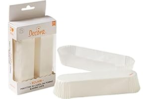 DECORA 0339893 CF 60 moldes ECLAIR 135X33X28 H MM BLANCO