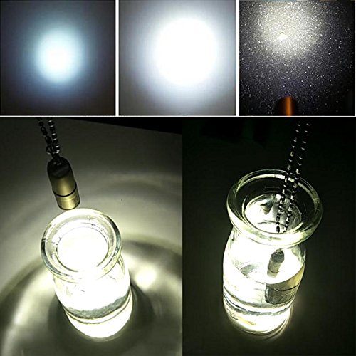 WUBEN® G344 Mini Keychain Taschenlampe USB-Ladung Nachladbare 10180 Li-Ionbatterie LED Halsketten Entwurfs Wasserdichte Fackel 2 helle Betriebsarten 130 Lumen - 9