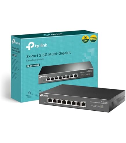 TP-Link SG3210X-M2 Omada 8-Port 2.5G L2+ Managed Switch: Amazon.co