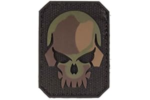 MIL-TEC Patch 3D Skull PVC m. Klett small