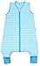 Produktbild Schlummersack Schlafsack mit Füßen Ganzjahres-Variante in 2.5 Tog - blaue Streifen - 5-6 Jahre/120 cm