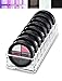 Acrylic Compact Organiser & Beauty Care Holder Provides 8 Space Storage | byAlegory (Clear)