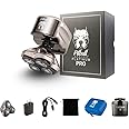 Skull Shaver Pitbull Platinum PRO Head and Face Shaver - Cordless, USB Rechargeable Electric Razor for Men - Wet & Dry Beard Shaver - with Bonus Blade & Accessories