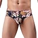 Produktbild linqi1164 Dessous Herren Tangas Slips Männer Strings Mini Unterhose Komfort Briefs Unterwäsche 4er Pack