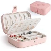 Tactine Gifts Personalised Jewelry Box for Women Girls Earrings Rings Necklace Bracelet Bangle Pendant Jewelry Holder for Por