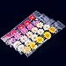 eBoot Multicolor Daisy Flower Headband Crown with Adjustable Elastic Ribbon, 5 Pieces