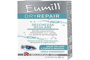 Eumill Gocce Oculari Recordati Dryrepair, Multicolor, 10 Millilitri
