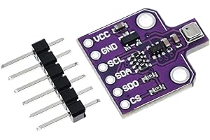 Hailege BME680 Module de capteur de température et d’humidité (température/humidité/pression/gaz COV) Capteur numérique de surveillance environnementale de haute précision