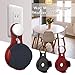 Price comparison product image Perfect Cord Management for Google Speakers Wall Bracket Accessories Smart Speaker Power Charging Bracket Google Home Mini Wall Mount Holder Voice Assistant Plug in Kitchen Bedroom (Red)