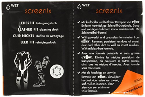 Preisvergleich Produktbild Screenix Lederfit Reinigungstücher - Lederbekleidung Motorrad, 24 Stück