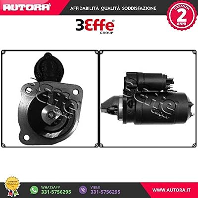 Iskra - Mahle Démarreur ISKRA - MAHLE MS345 / 11.130.373 AZJ3598 (DELCO-REMY : 19024817)