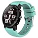 Produktbild 88AMZ Amazfit Stratos Smart Watch 2 Soft Silicone Sports Watch Strap,Sportarmband,Breathable Armband,austauschbares atmungsaktives Armband,Frauen Männer Uhrenarmband (Mint Green, Large)