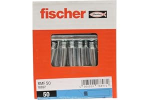 Fischer - Vis - 50 rallonges pour patte à vis 7x150 - Mâle Femelle - Longueur 50mm