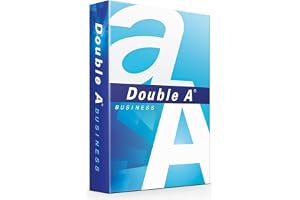 Double A - Printer Copy Paper, Size A4, GSM 80, 500 Pages Ream - White