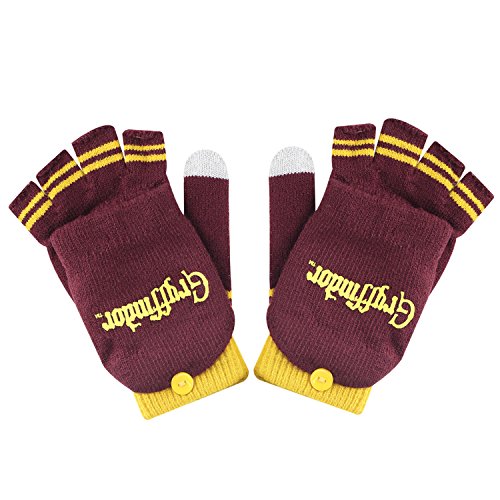 Book's Cover ofHarry Potter Gants Mitaines ou Classique Fonction Tactile Cinereplicas Mitaine Gryffondor