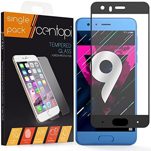 Huawei Honor 9 Screen Protector Glass, | Single Pack - NO Bulkiness | Anti Scratch | Centopi Tempered Glass Screen Protector For The Huawei Honor 9 | Ultra Slim - Crystal Clear