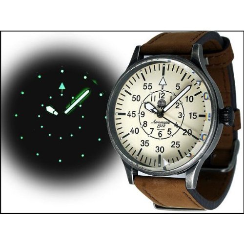 Military Flieger Beobachter Uhr von Aeromatic 1912 - Modell A1152N