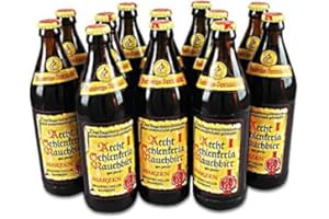 BRAUEREI HELLER BAMBERG Aecht Schlenkerla Rauchbier (12 Flaschen à 0,5 l / 5,1 % vol.) inc. 0.96€ MEHRWEG Pfand