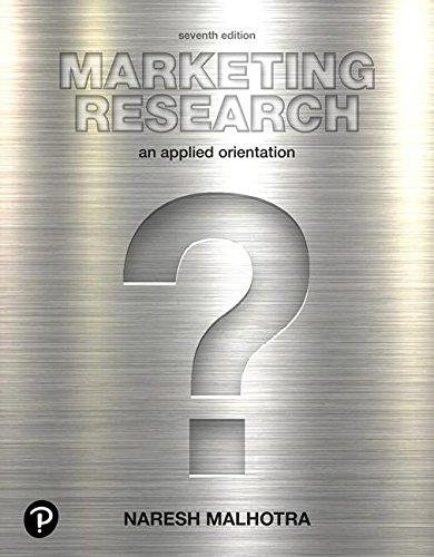 Marketing Research: An Applied Orientation (What's New in Marketing)