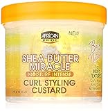 African Pride Shea Butter Miracle Curl Styling Custard 340 g/12 oz