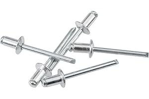 kwb Blindnitar/popnitar Ø 3,2 mm, längd 12 mm, av aluminium, med galvaniserad penna, för vanliga blindnittång