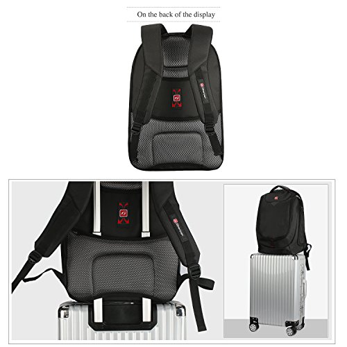 Soarpop WB4393 17“ Laptoprucksack Business Backpack (schwarz) - 7