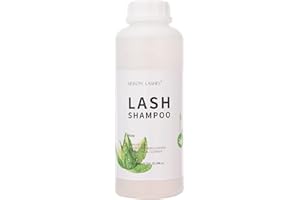 ARISON LASHES Lash Shampoo 600ml/Eyelid Foaming Cleaner/Detergent for Extensions and Natural Eyelashes/Paraben&Sulfate Free Safe Makeup/Professional&Self Use (Aloe)
