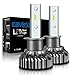 Produktbild KOYOSO H1 LED Lampen 10000LM AutoLicht Scheinwerferlampe Birne, Ersatzlampen für Halogenlampen und Xenonlampe, 12V-24V, 6000K Weiß, 2 Glühbirnen