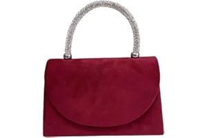 LeahWard Women's Clutch Bag, Top Handle Clutch Bag For Womens, Chain Cross Body Bag, Wedding Party Bags