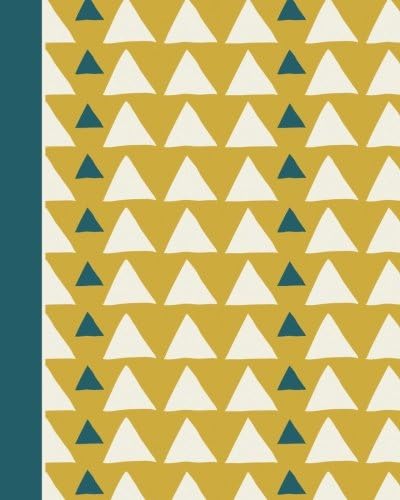 Customizable Journal, Planner or Notebook with Dot Border Guide, Triangles Design Cover: Customize Blank Pages to Create Unique Journals, and Bespoke ... & Sketchbooks (Arty Outlines Journals)