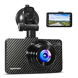 APEMAN Dash Cam 1080P FHD 3.0" Screen DVR Car Dashboard Camera Recorder with Night Vision, G-sensor, WDR, Loop Recording, Motion Detection, and Parking Monitor
