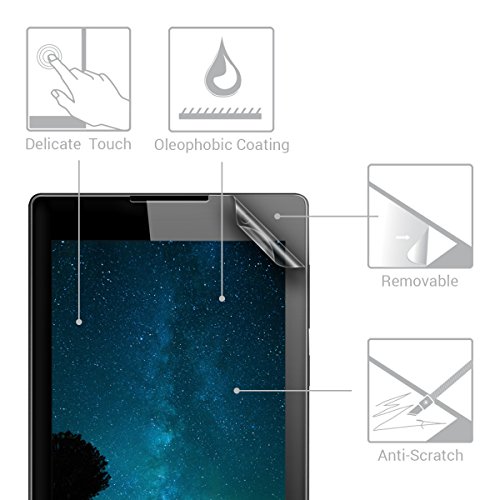 3x kwmobile Folie matt für Asus ZenPad C 7.0 (Z170C / Z170CG) Displayschutzfolie – Schutzfolie Anti-Fingerabdruck Displayschutz Displayfolie entspiegelt - 2