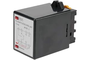 Garosa AC 220V Relay Floatless Level Switch Sensor for Liquid Level Control Industrial Home Use 50/60Hz Black AFR-1 Relay liquid level control relay