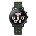Produktbild Knowin Uhrenarmband 22mm Leder in 4 Farben, Echtes Ersatz Armband für 22mm,Schwarz+ Rauchgraue Schnalle Amazfit Stratos Smart Watch 2/2S