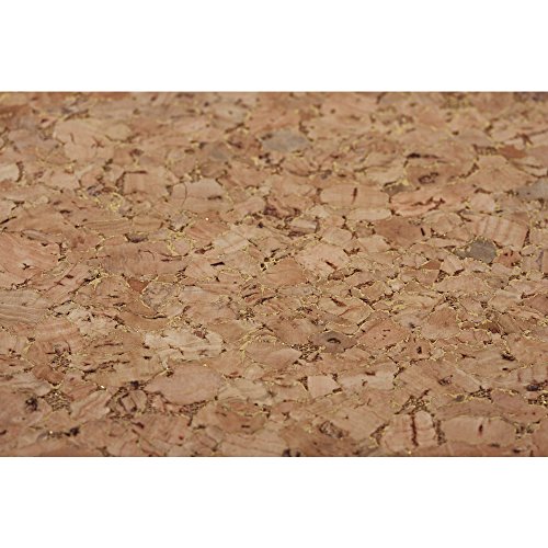 RAYHER 63031616 Korkstoff Granulat mit Metallic-Effekt, gerollt, SB-Box, 1-Rolle, gold, 450 x 300 x 0,5 mm - 3