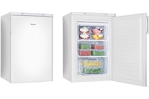 Amica GS 321 100 W Stand Gefrierschrank, 55 cm breit, 80 L, Inverter Kompressor, weiß