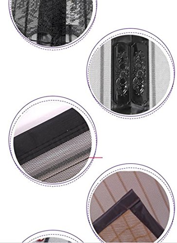 Ohmais Magneten Vorhang Magnet Velcro Magnetverschluss Verschluss Türvorhang Magnetic Moskito Netz verfügbar Passend Türen - 2