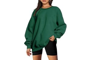 CNFUFEN Women Trendy Sweatshirts Winter Clothes Warm Long Sleeve Tops Casual Pullover