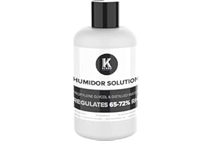 ‎CASE ELEGANCE CASE ELEGANCE Humidor Lösung Einzelflasche - Spezialformel 50% destilliertes Wasser / 50% Propylenglykol 250 ml