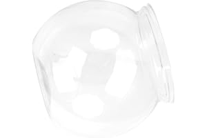 Ejoyous Plastic Fish Bowl, Transparent Plastic Cocktail Fish Bowl for Desk Bookshelf, Mini Fish Tank Impact Resistant Plastic Gallon Fish Bowl for Parties, Weddings, Craft (mini size)