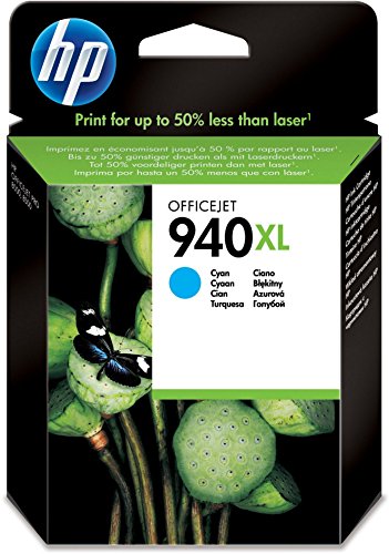 HP 940XL Blau Original Druckerpatrone mit hoher Reichweite für HP Officejet Pro