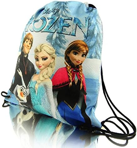 Disney original Frozen SISTER QUEENS COLLECTION kids girl fashionable drawstring bag shoe bag backpack with pocket