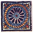 Tumia LAC Ceramic Mexican Tile – 5cm- Handmade and Ethically Traded Individual Tile